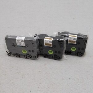 Brother P-Touch TZe Label Tape Lot 12mm Black Clear 24mm Black Gold Laminated